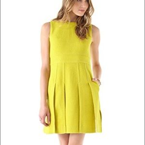 Diane von Furstenberg Jackie Boucle Pleated Dress